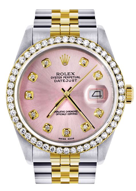 women's gold and pink rolex|rolex lady datejust pink dial.